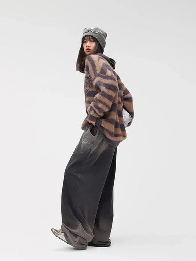 Wide Leg Gradient Sweatpants