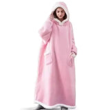 Christmas Flannel Hooded Blanket Pyjamas