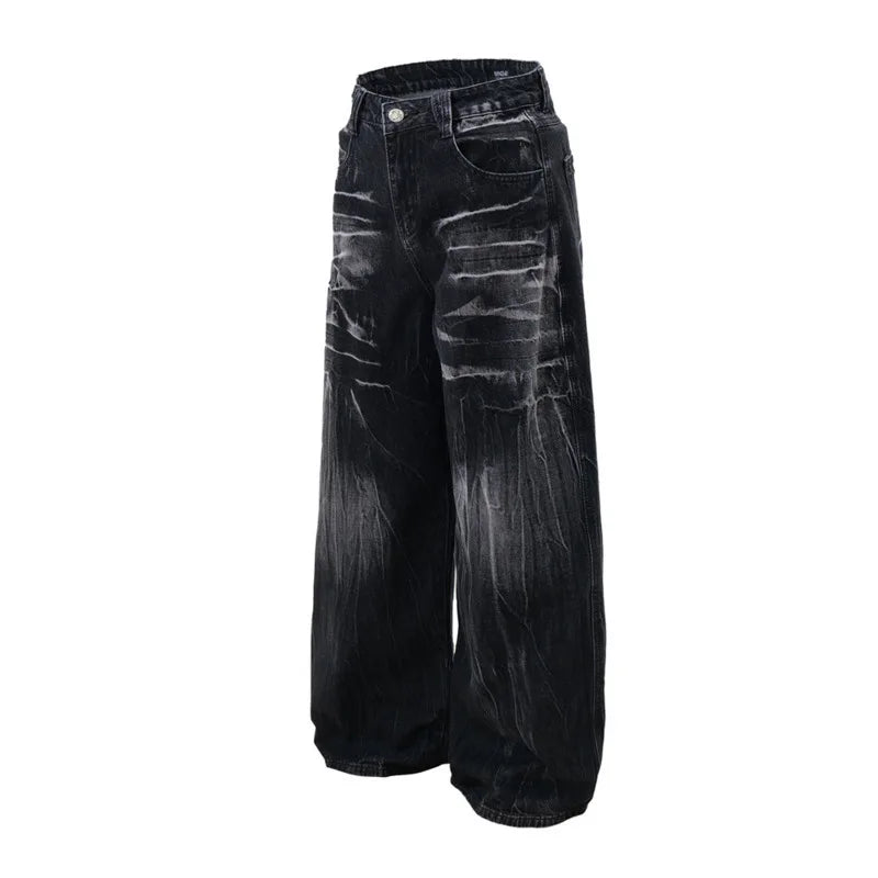 Trendige Batik-Hose mit weitem Bein