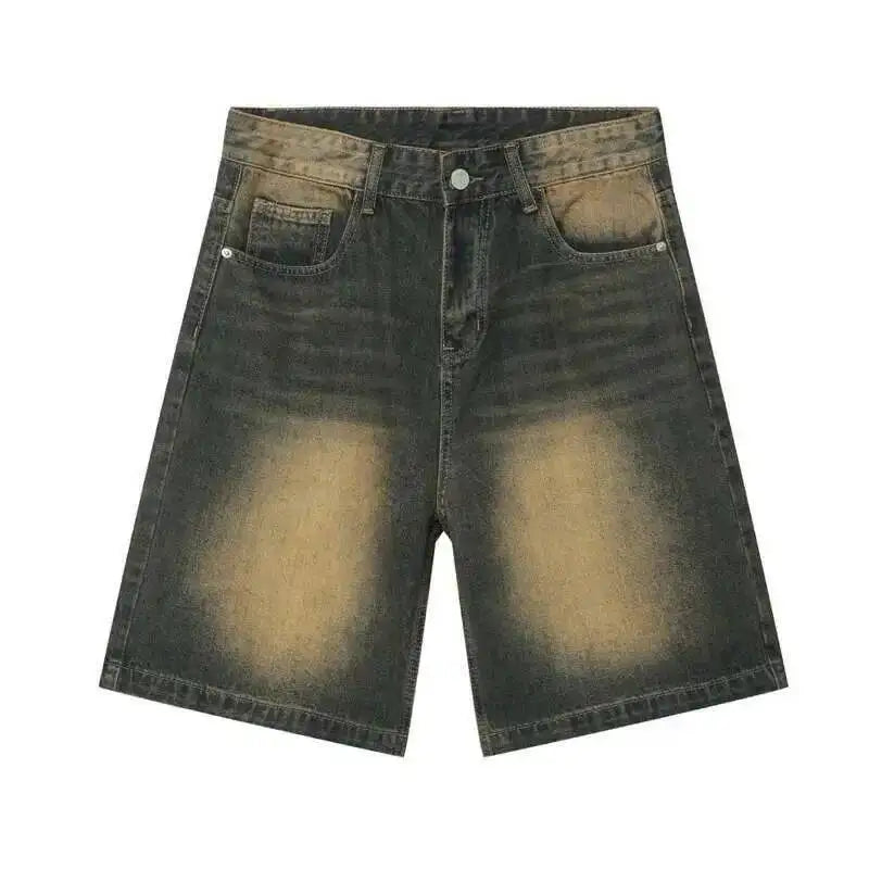 Y2K Washed Denim Shorts