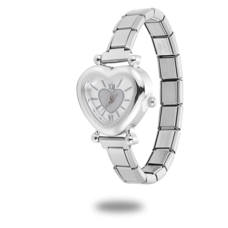 Heart Simple Stainless Steel Watch
