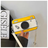 Blue Camera Shape Cross Bag