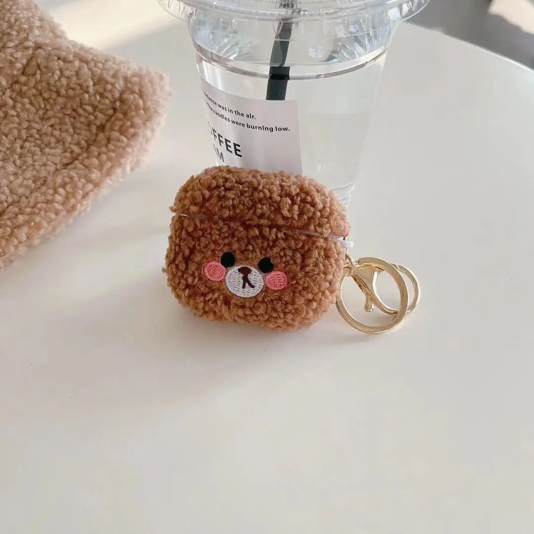 Cute Teddy Bear Airpods Cases