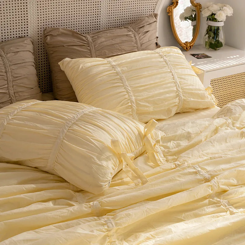 Korean Pleated Pillowcase