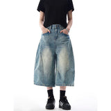 Vintage Gothic High Waist Cargo Jort