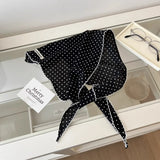 Handgemachtes Polka-Dot-Halstuch