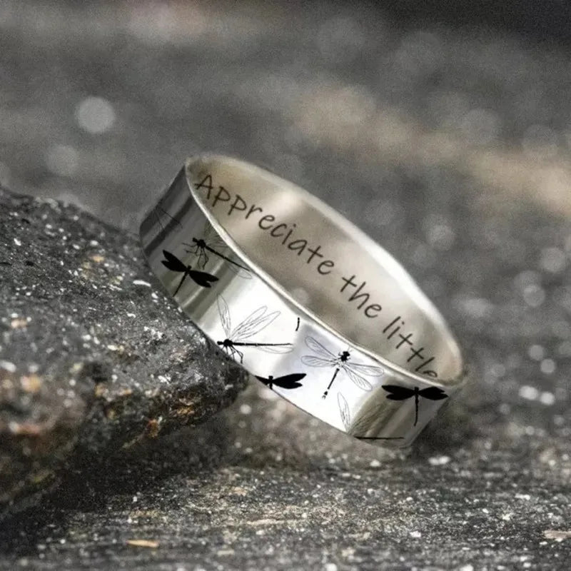 Dragonfly Pattern Ring