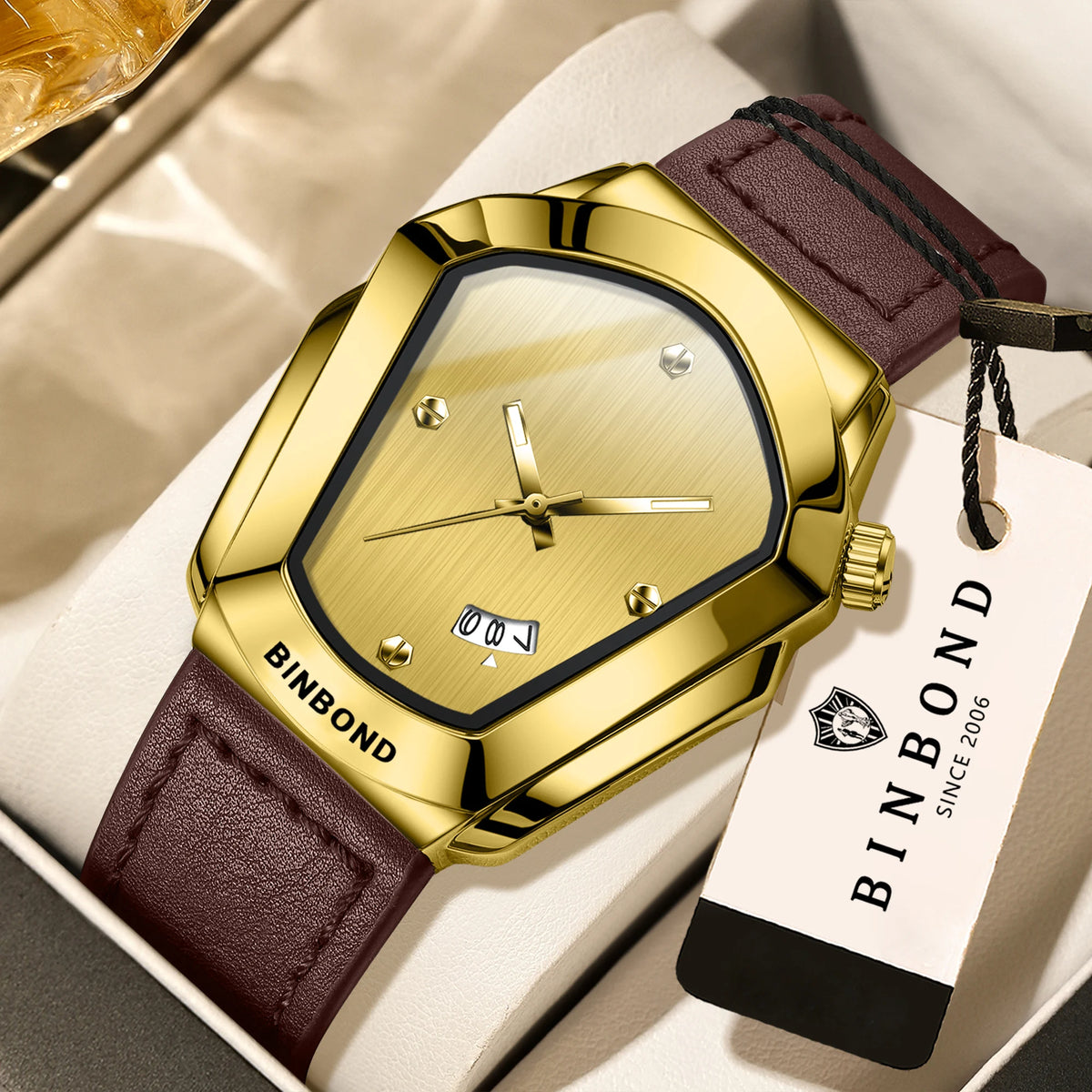 Motor‑cycle Style Dial Casual Watch