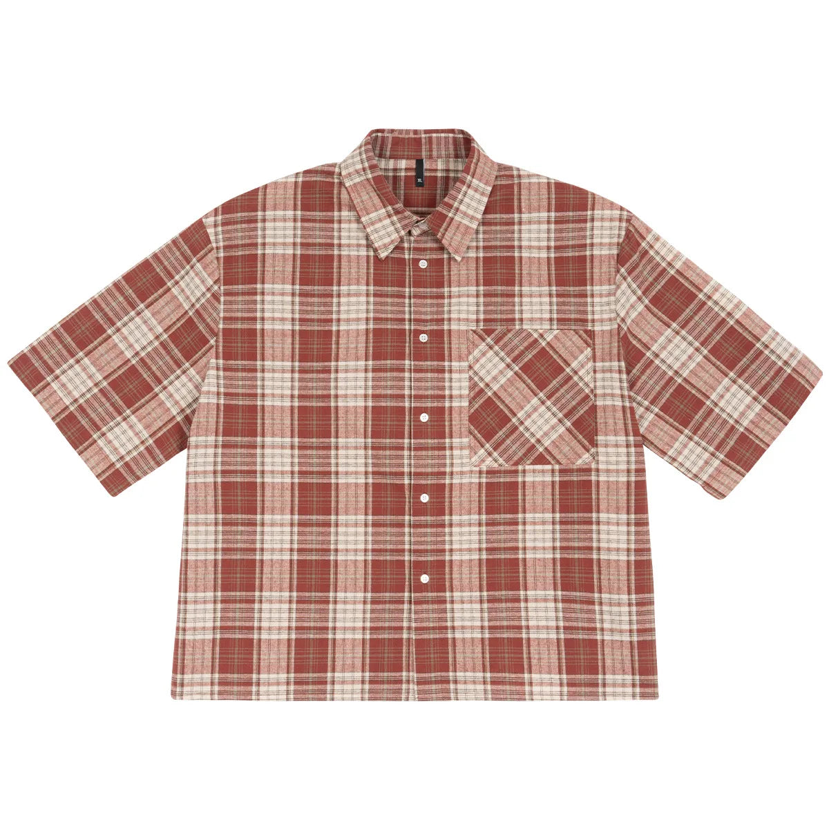 Camisa abotonada a cuadros Viya