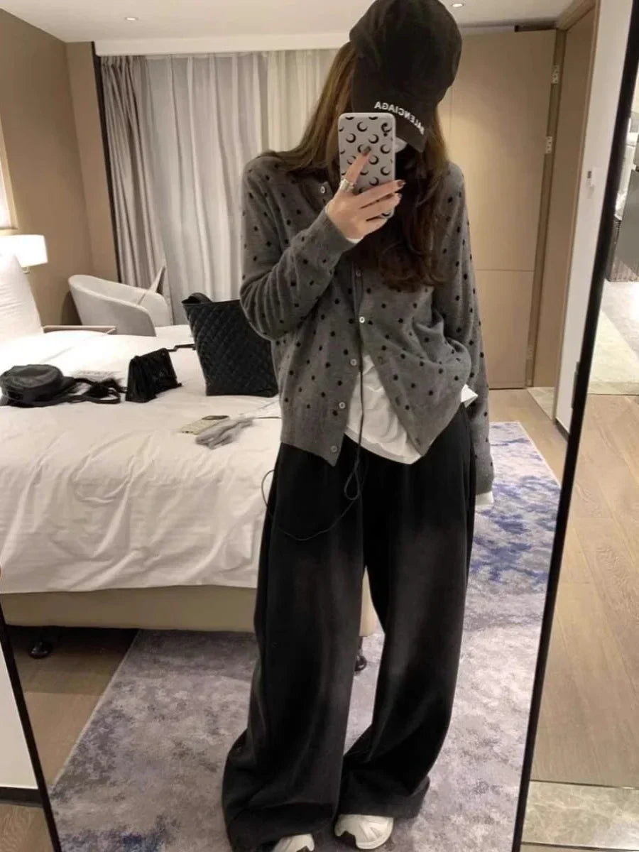 Korean Polka Dots Cardigan
