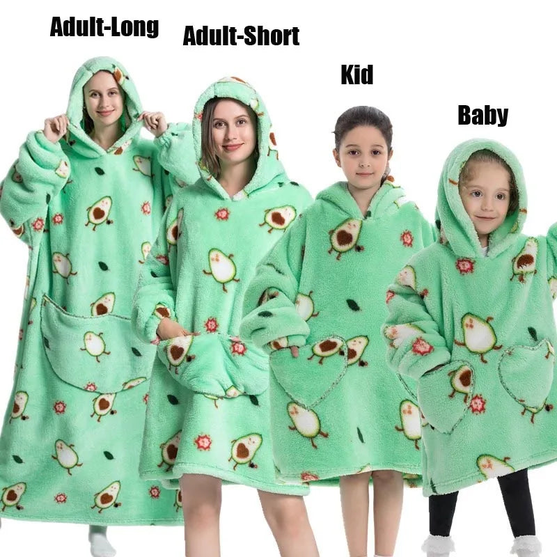 Oversized Blanket Family Matching Hoodie