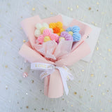 Crochet Knitted Potted Flowers Homemade