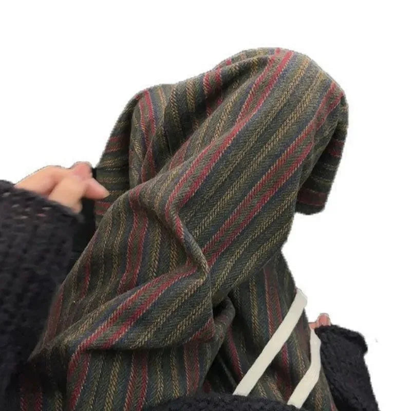 Stripe Lazy Boy Wide Leg Pants