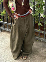Baggy High Waist Wide Jeans
