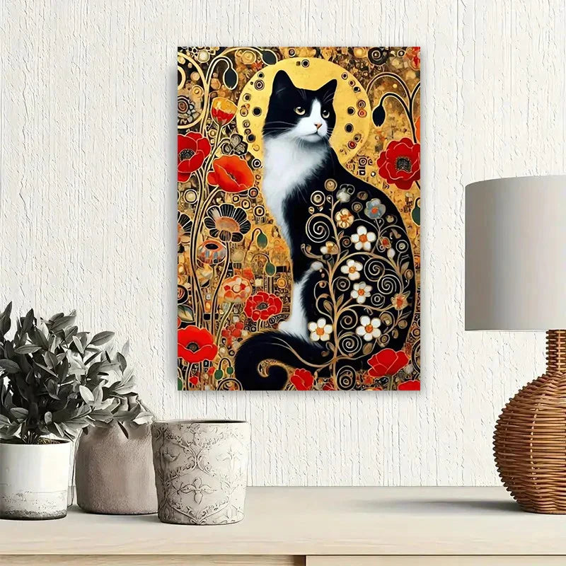 Vintage Klimt Woman Paint