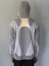 Y2K Irregular Patchwork Oversized Hoodie