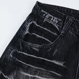 Trendige Batik-Hose mit weitem Bein