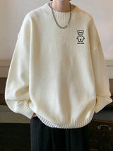 Y2K Bear Soft Boy Sweater