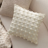 Soft Decorative Cover Plaid Throw Pillow Cover