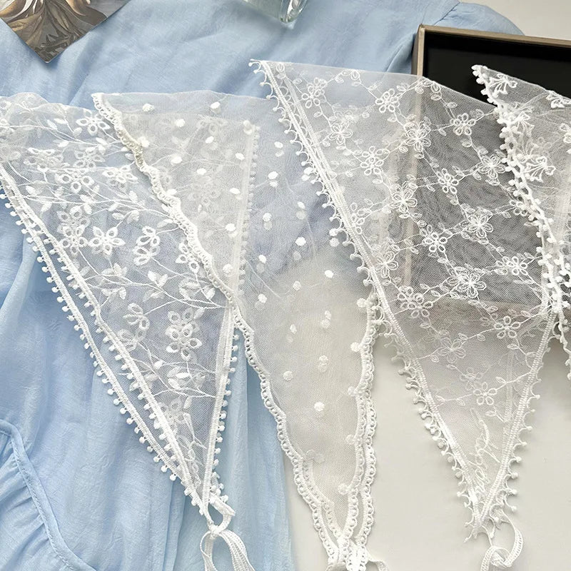 Women's Transparent Triangular Bandana