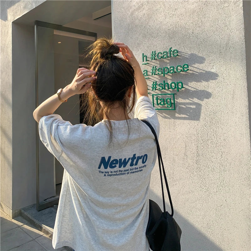 Women's Soft Girl Korean Summer  T-Shirt