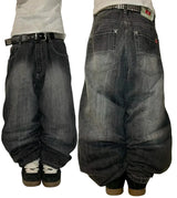 Vintage High Waist Baggy Washed Jeans