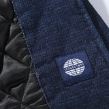 Vintage Denim Padded Jacket