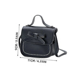 Cute Leather Bow Messenger Bag