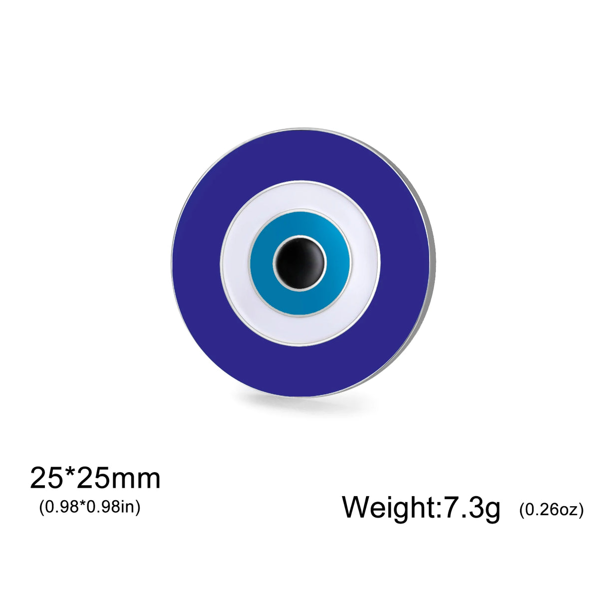 Lucky Blue Evil Eye Pin
