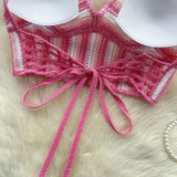 Handmade Knitted Sexy Halter Women Top Crochet