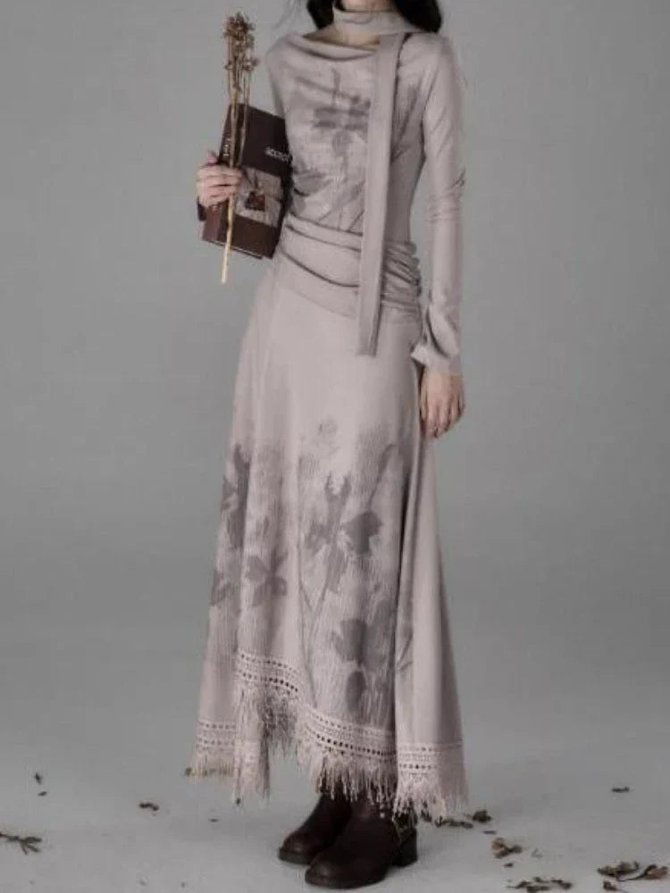 Grunge Bohemian Maxi Dress