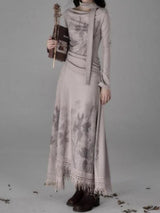 Grunge Bohemian Maxi Dress