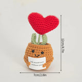 Crochet Handmade Knitted Tulip Flowers