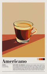 Nostalgic Minimalist Cafe Posters