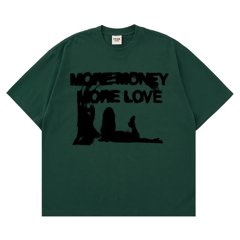 Y2K More Money More Love T-shirt