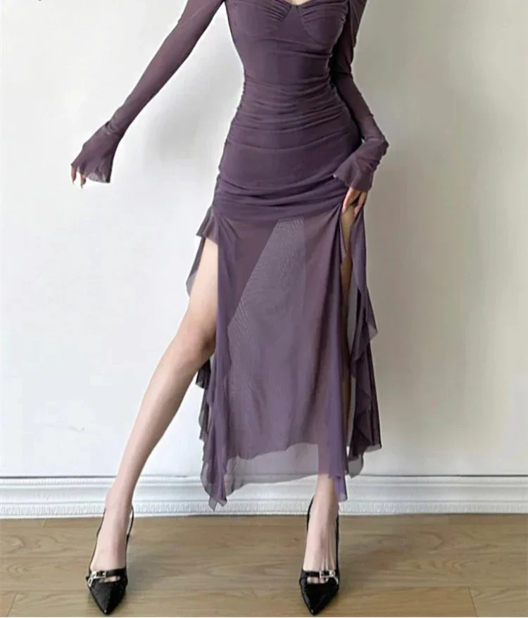 Dark Academia Queen Maxi dress