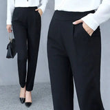 Corporate Girl High Waist Stretch Pants
