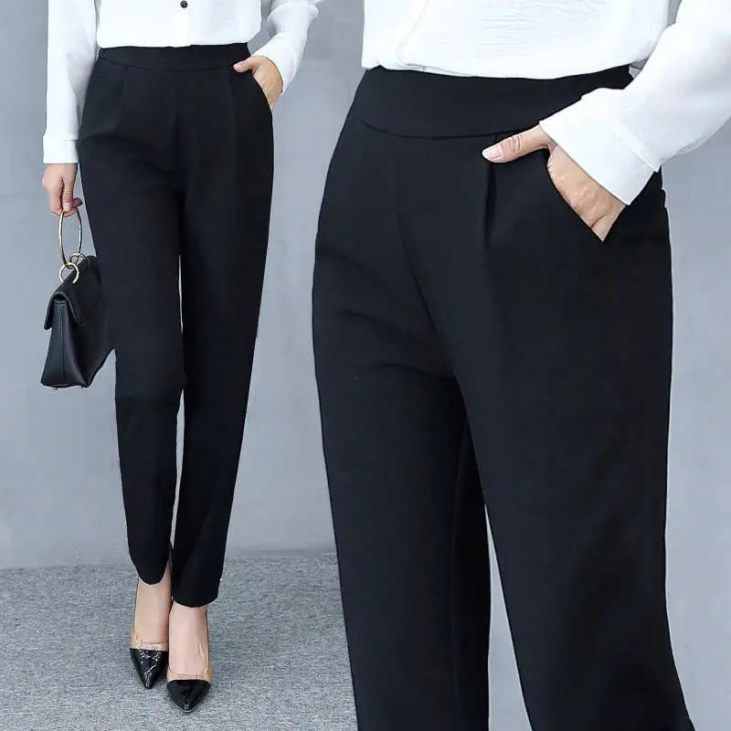 Corporate Girl High Waist Stretch Pants