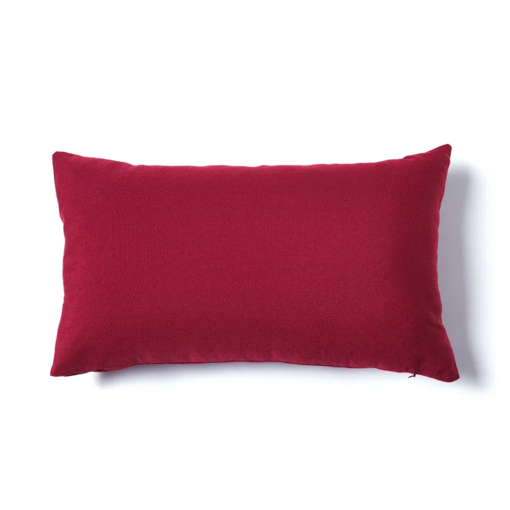 Red Striped Cushion Cover