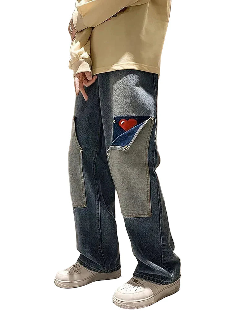 Heart Oversize Jeans
