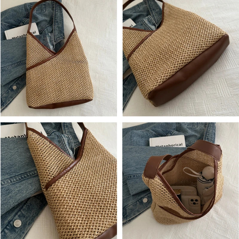 Woven Summer Shoulder Bag