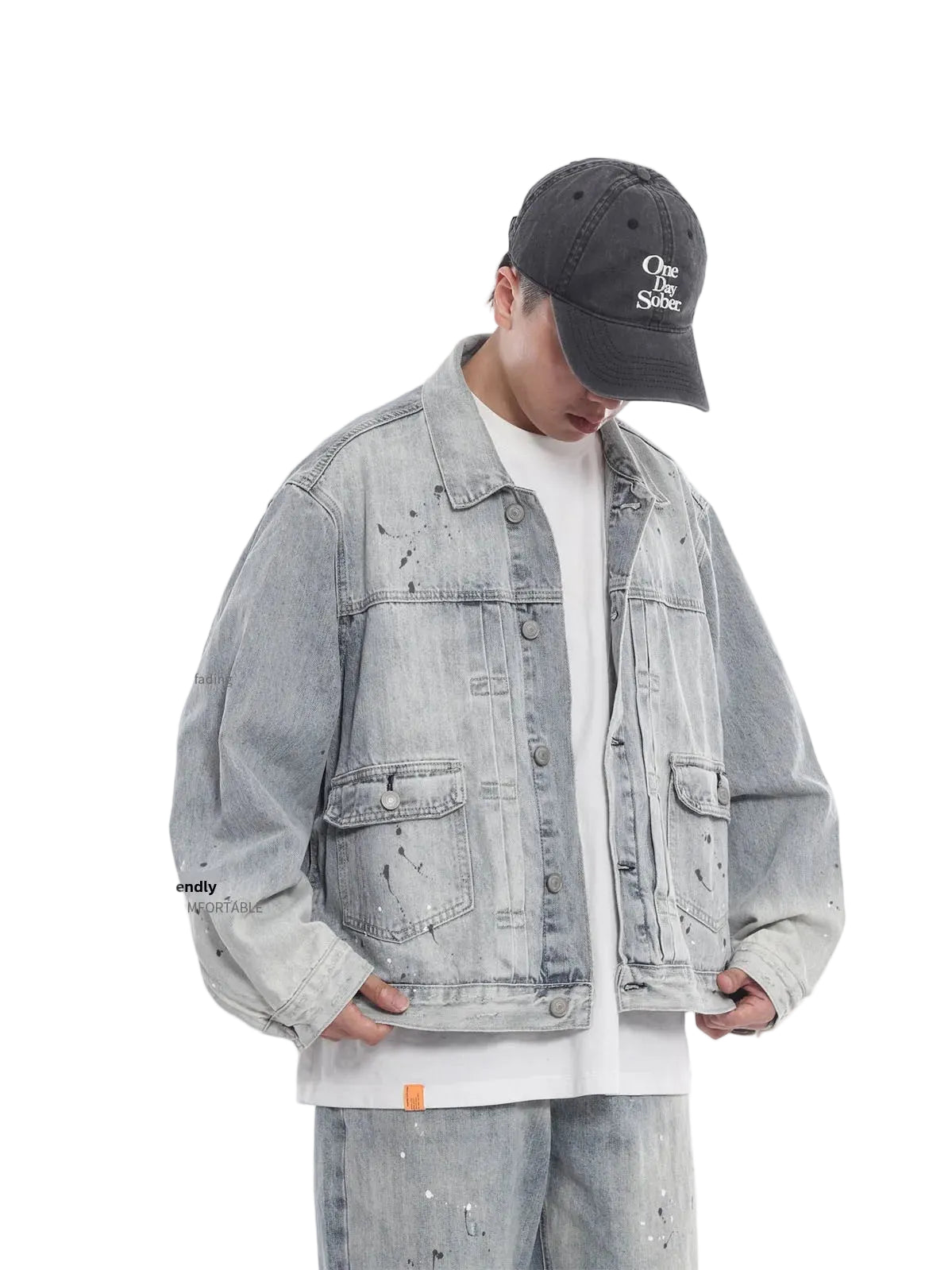 Y2K Double-Collared Denim Jacket