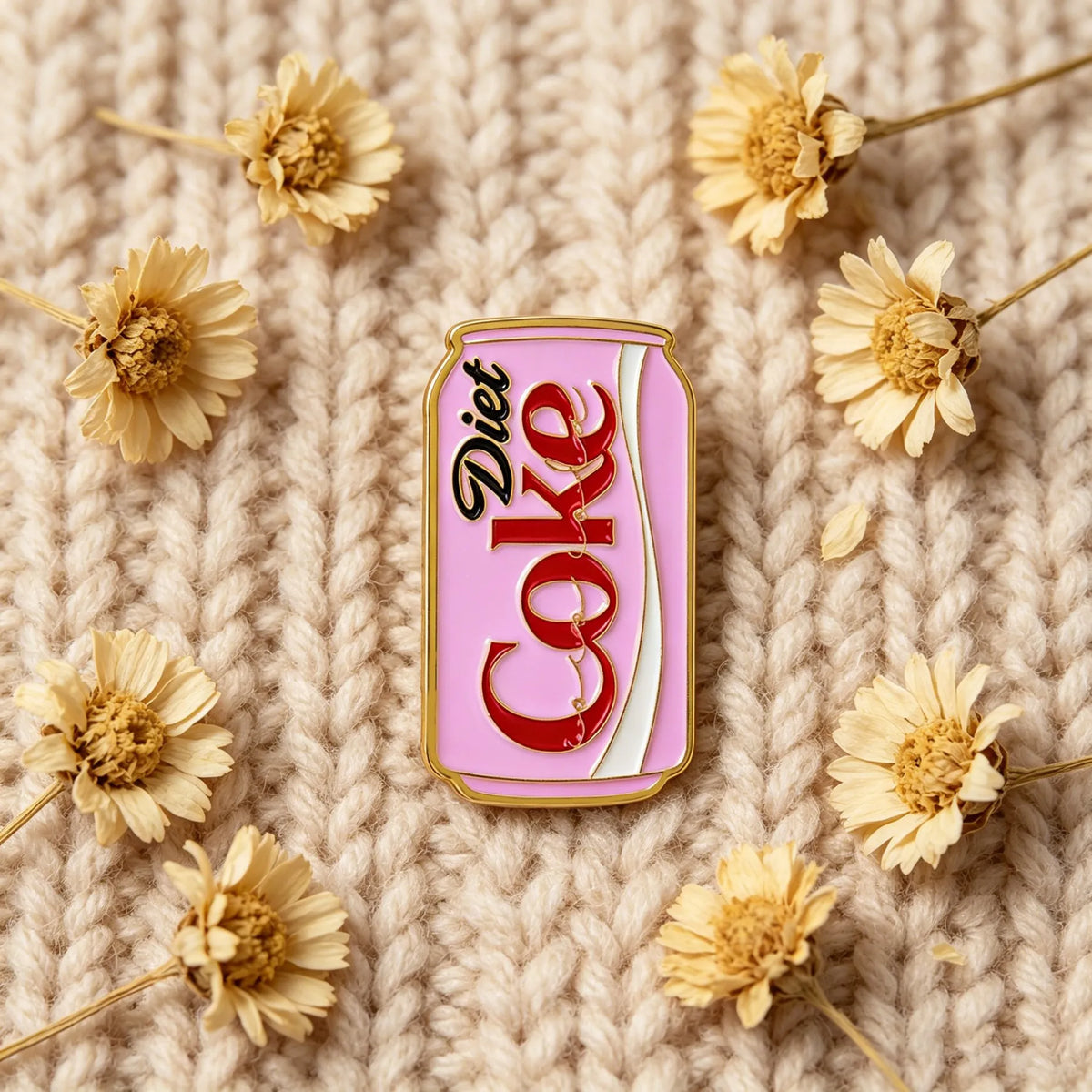 Drinks Diet Enamel Pin