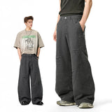 Vintage Distressed Gray Cargo Pants