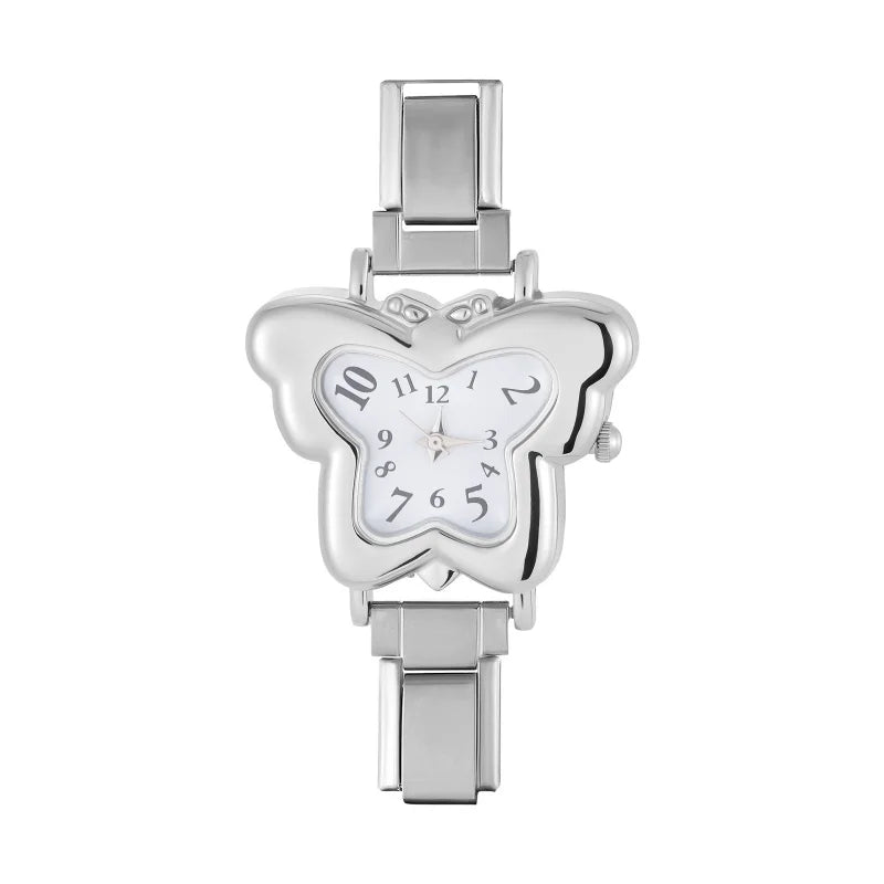 Italian Stainless Butterfly Watch