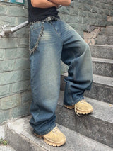Y2K Vintage Washed Low Rise Denim Jeans