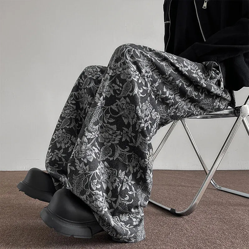 Paisley Floral Pattern Pants