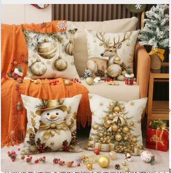 Vintage Christmas Pillow Covers