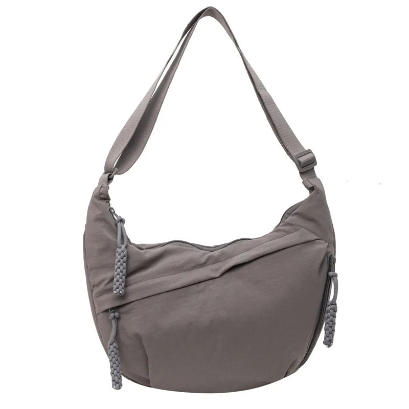 Y2K Nylon Fabric Women's Shoulder Bag