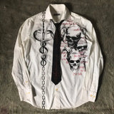 Y2K Gothic Tribial Shirt